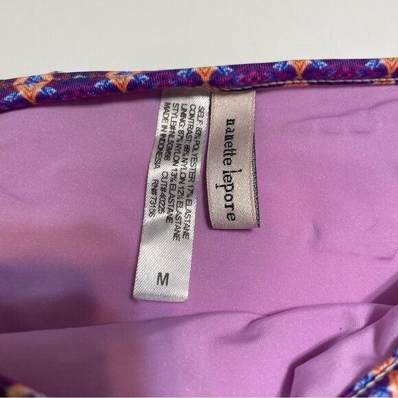 Nannette Lepore Bollywood Stargazer Halter Top, Swim Bikini Halter 2 Piece - Picture 11 of 14